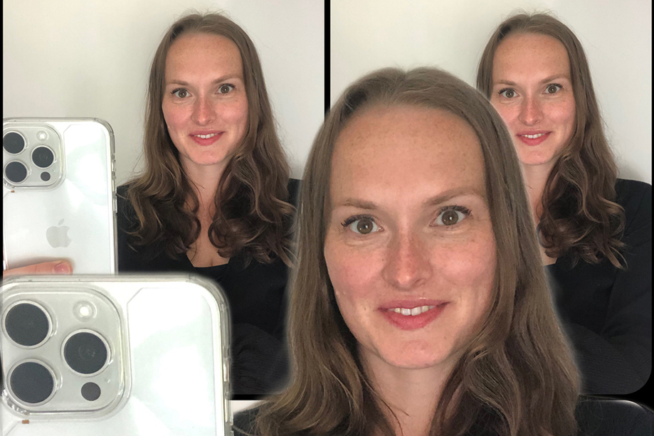 Owner of The Perfect Day Club, Christin, takes a selfie.