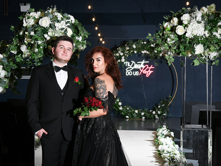 Wedding photoshoot at Geilsland Estate with decor by Enlighten My Day and models Greg Russell and Morgan Thom from Devotion Weddings.