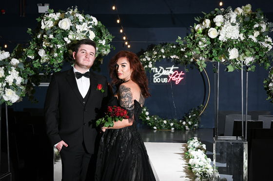 Wedding photoshoot at Geilsland Estate with decor by Enlighten My Day and models Greg Russell and Morgan Thom from Devotion Weddings.