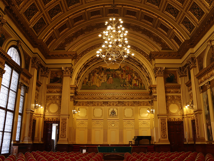 The Banqueting Hall in Glasgow's historic City Chambers - the perfect location for your wedding ceremony.