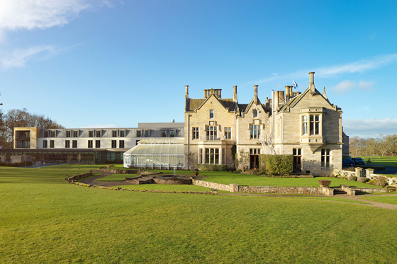 Rear exterior of SCHLOSS Roxburghe.