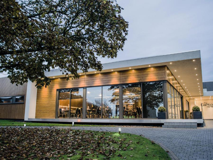 Exterior view of Carlton Hotel in Prestwick